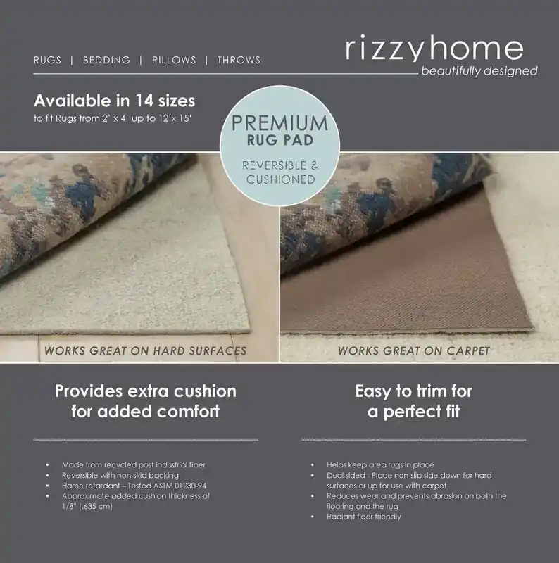 Rizzy Premium 5 x 8 Rug Pad