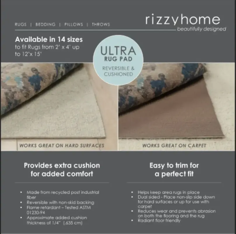 Rizzy Ultra 8 x 10 Rug Pad