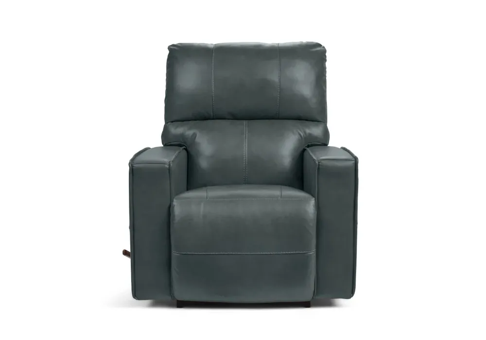 La-Z-Boy Maddox Slate Leather Rocker Recliner