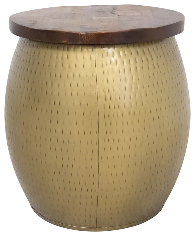 Powell Dreyfus Small Gold Drum with Storage