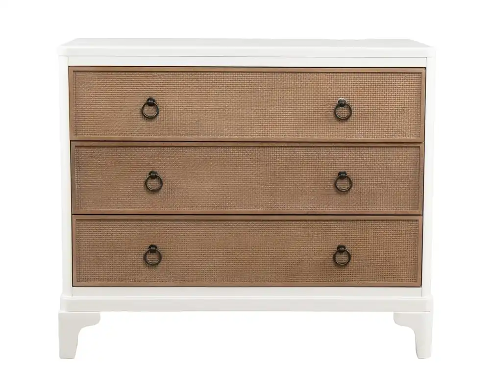 Bernards Furniture Citrus Heights White Hall Chest