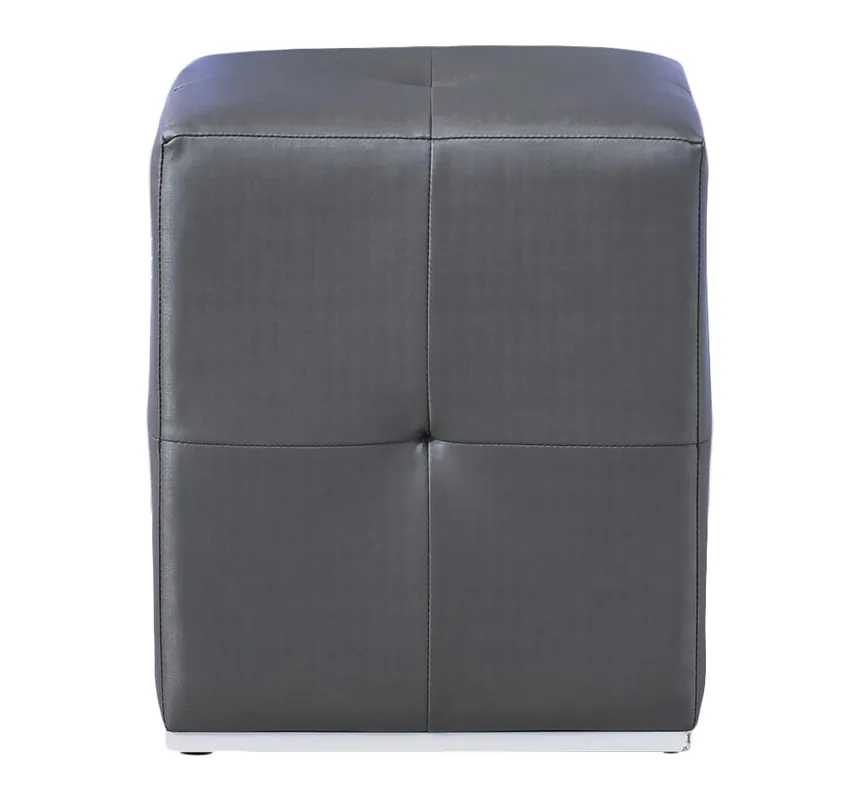 Global Ylime Dark Gray Vanity Stool