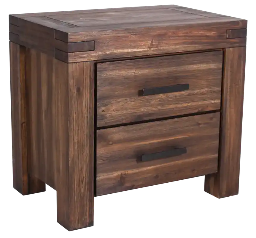Modus Furniture Meadow Brick Brown Nightstand
