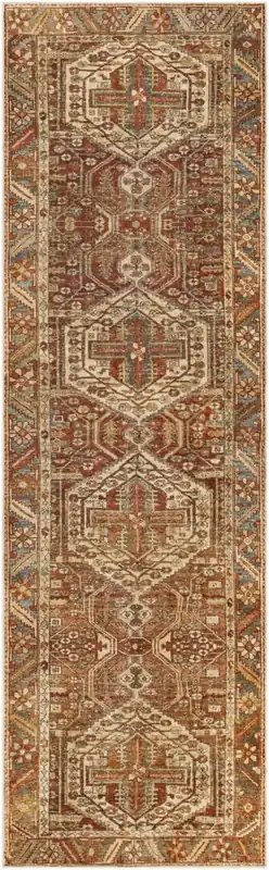Surya Carpets Lavable Rug in Red - 2.6 x 8