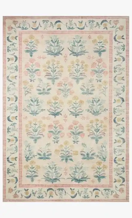 Loloi Eden Rug in Blush - 5 x 7.6