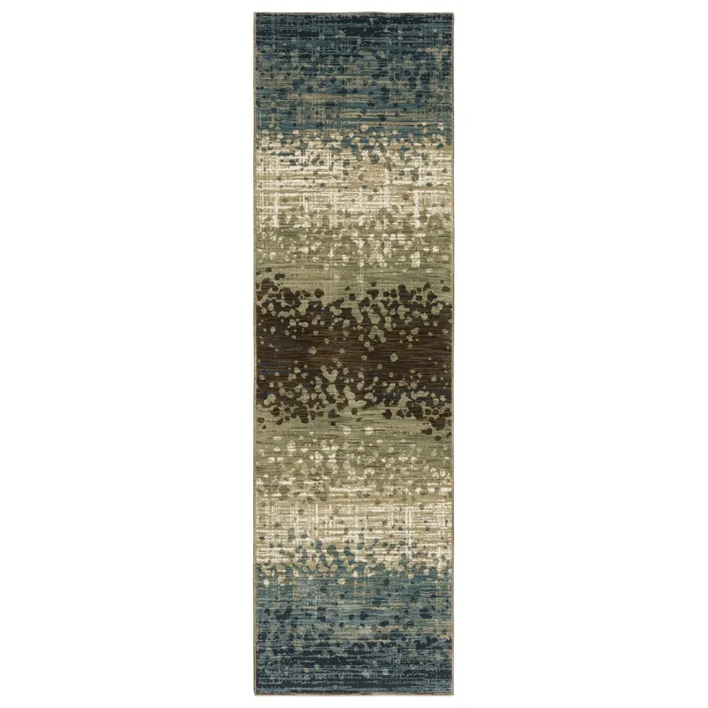 Sphinx Reed Rug in Multicolored - 2.3 x 7.6