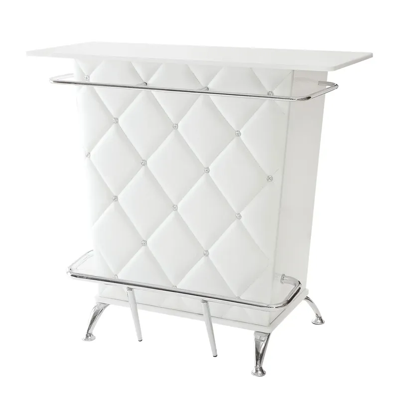 Furniture of America Fuero White Bar