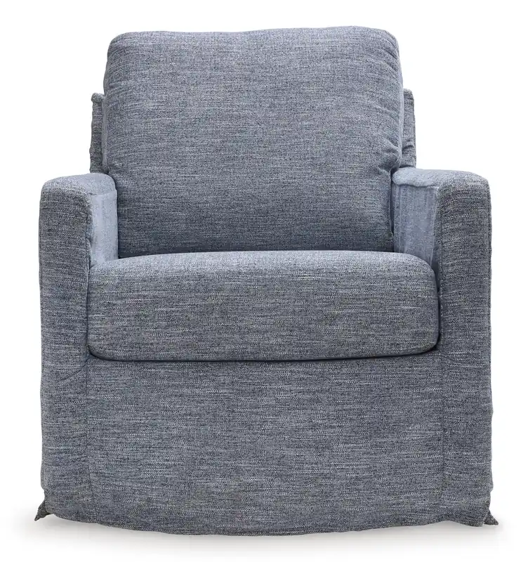 Ashley Nenana Denim Swivel Chair