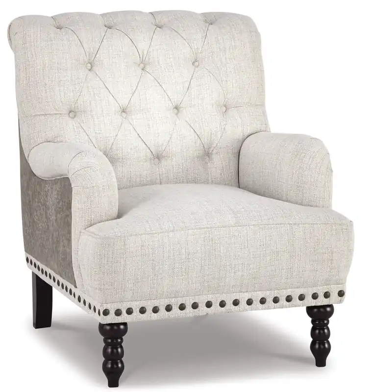 Ashley Tartonelle Ivory/Taupe Accent Chair