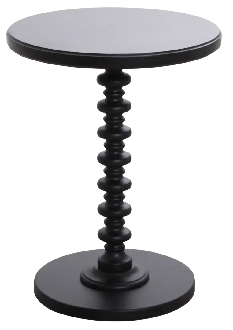 Powell Spectrum Black Spindle Table