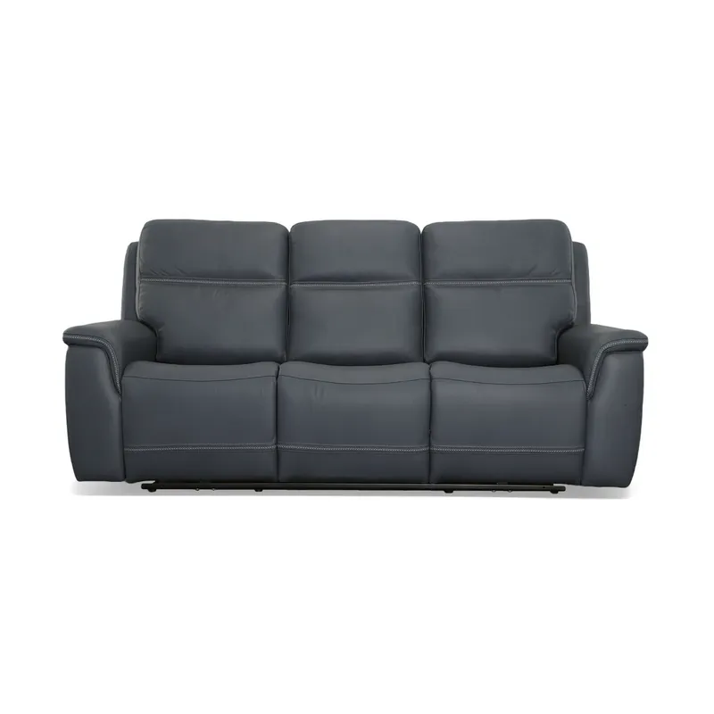Flexsteel Sawyer Marine Leather Power Reclining Sofa