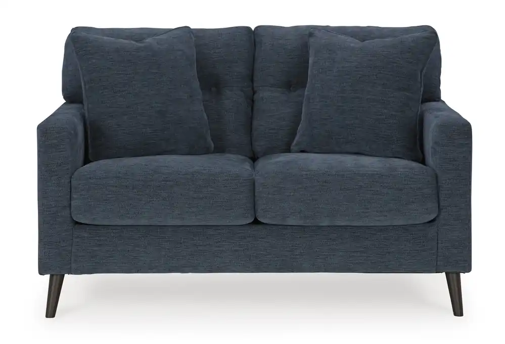 Ashley Bixler Navy Loveseat