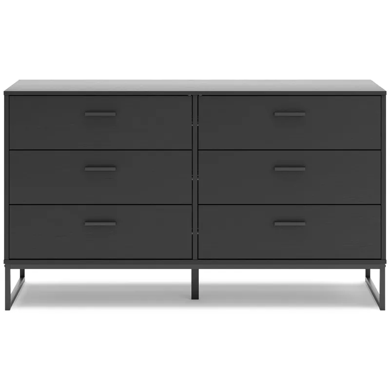 Ashley Socalle Black Dresser