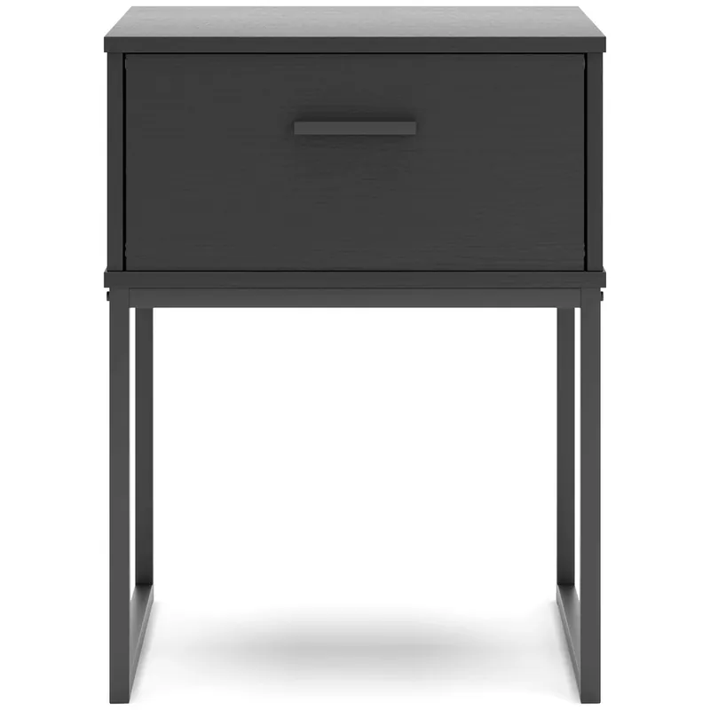 Ashley Socalle Black Nightstand