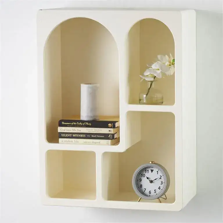 Deco Marché White Arched Wall Shelf