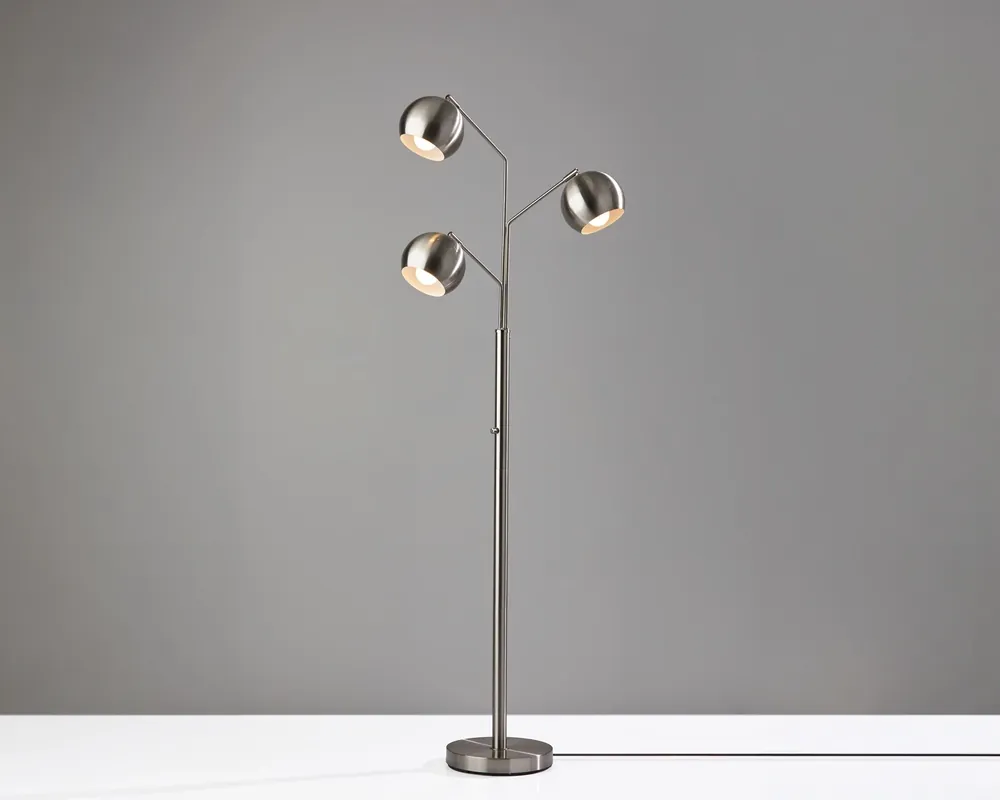 Adesso Inc. Emerson 3-Light Tree Floor Lamp