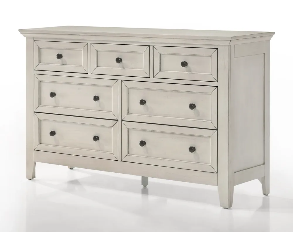 Intercon San Mateo White 7-Drawer Kids Dresser