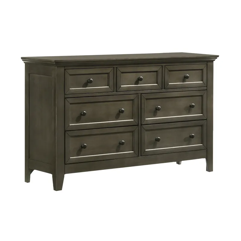 Intercon San Mateo 7-Drawer Dresser in Gray