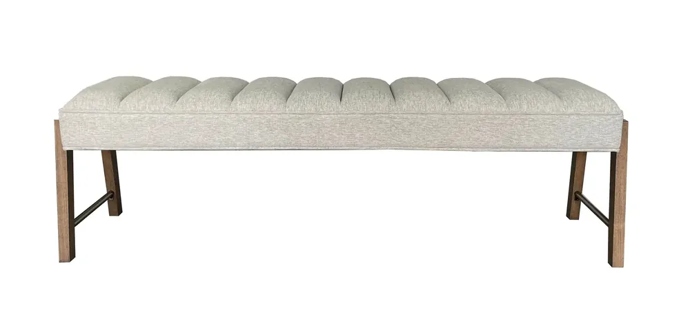 Bernards Furniture Elure Latte Bedroom Bench