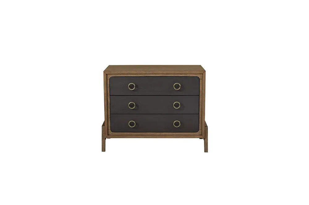 Bernards Furniture Elure Peppercorn/Latte Bachelor Chest