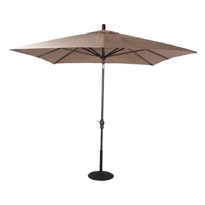 Treasure Garden Auto-Tilt Patio Umbrella in Sesame - 8 x 10