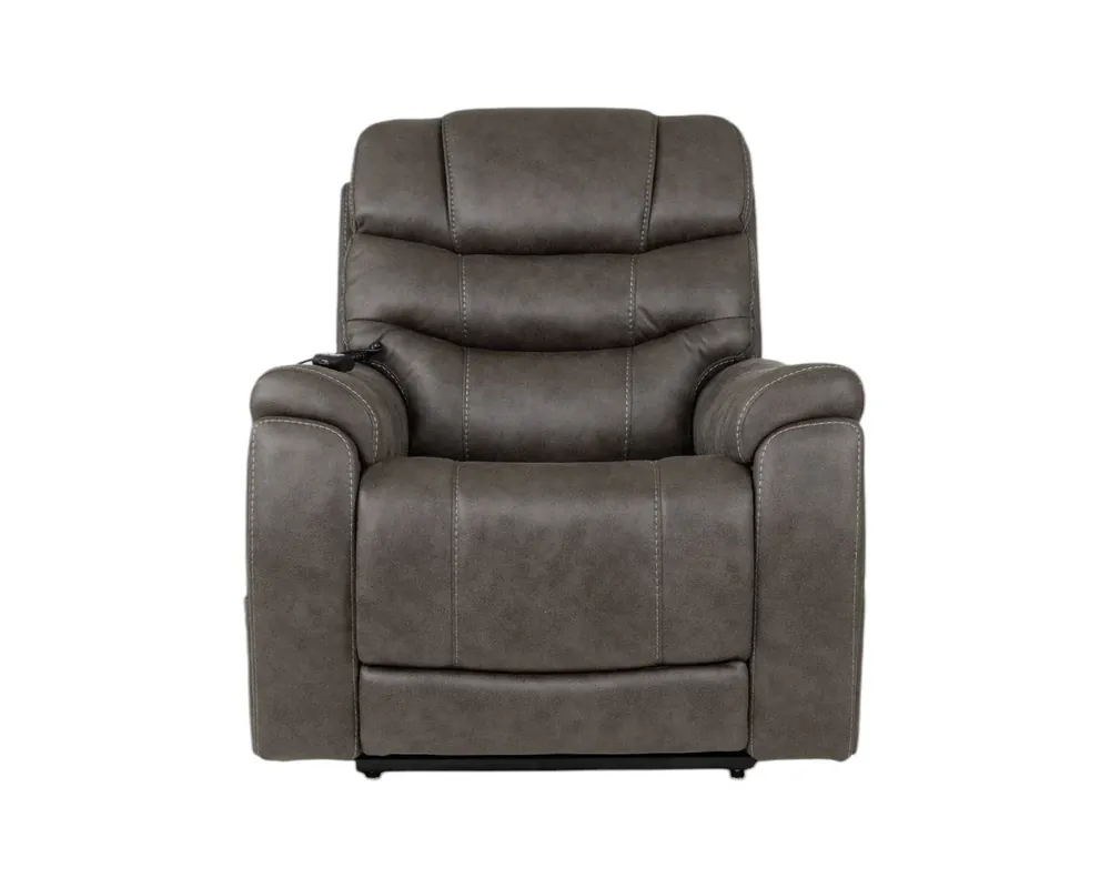 Moto Motion Princeton Power Lift Recliner in Canyon Steel