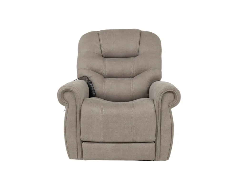 Moto Motion Eugene Power Lift Recliner in Stonewash Gunmetal