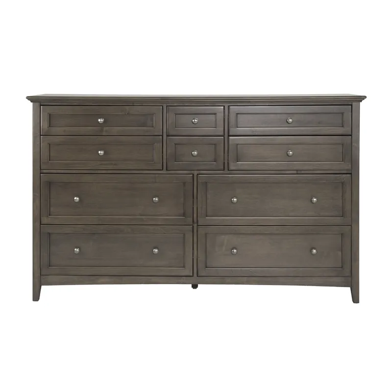 Whittier Wood McKenzie Java 10-Drawer Dresser