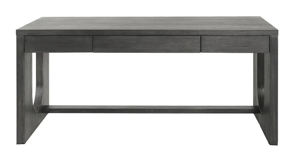 Hooker Furniture Commerce & Market Black Mindi Wood Writing Desk
