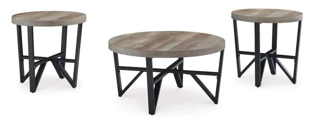 Ashley Deanlee Coffee Table & Two End Tables