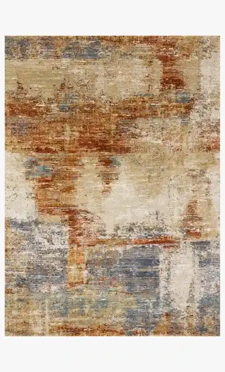 Loloi Augustus Rug in Terracotta - 2.7 x 7.8