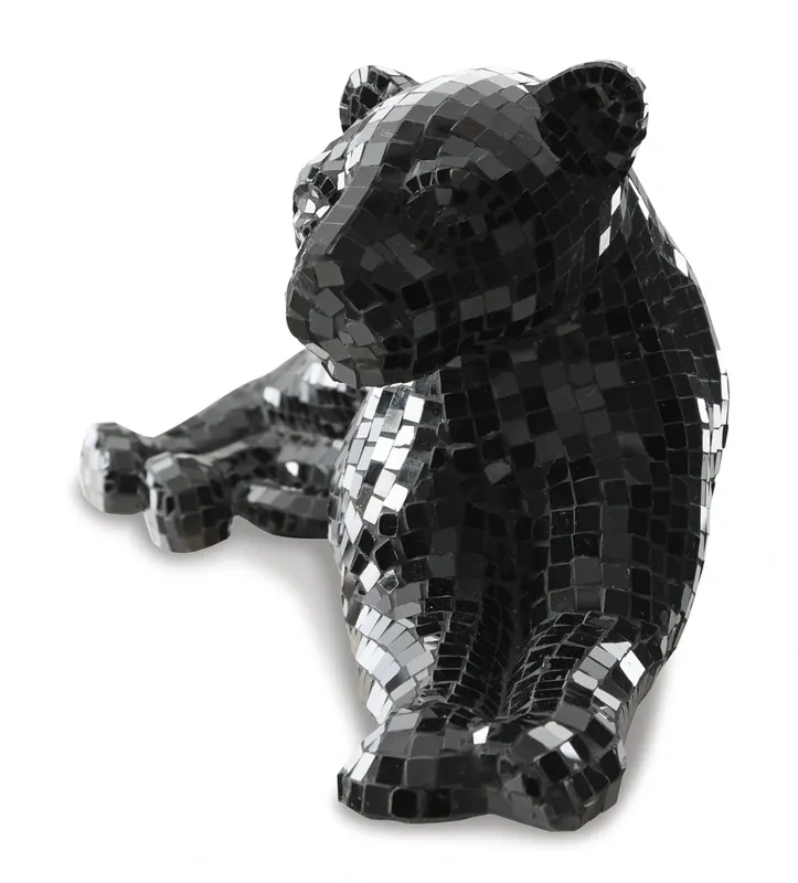 Ashley 24-Inch Black Drice Panther Sculpture