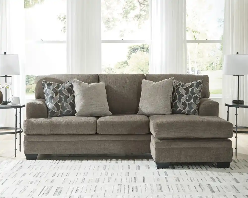 Ashley Stonemeade Nutmeg Chaise Sofa