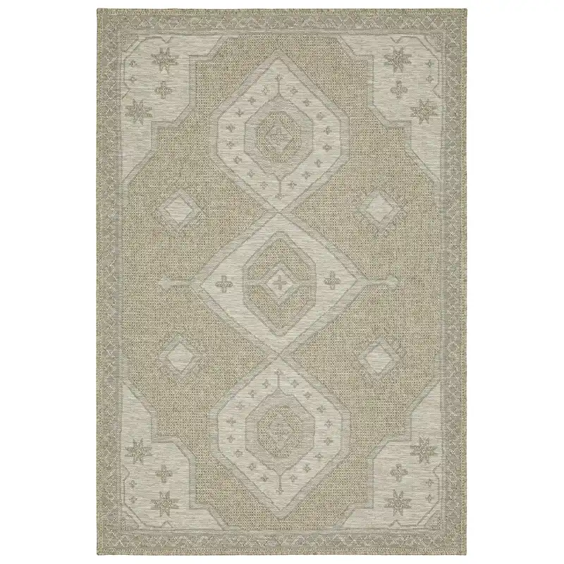 Sphinx Tortuga Outdoor Rug in Greige amd Tan - 9.10 x 12.10