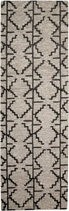 Feizy Rugs Enzo Rug in Gray - 2.6 x 8
