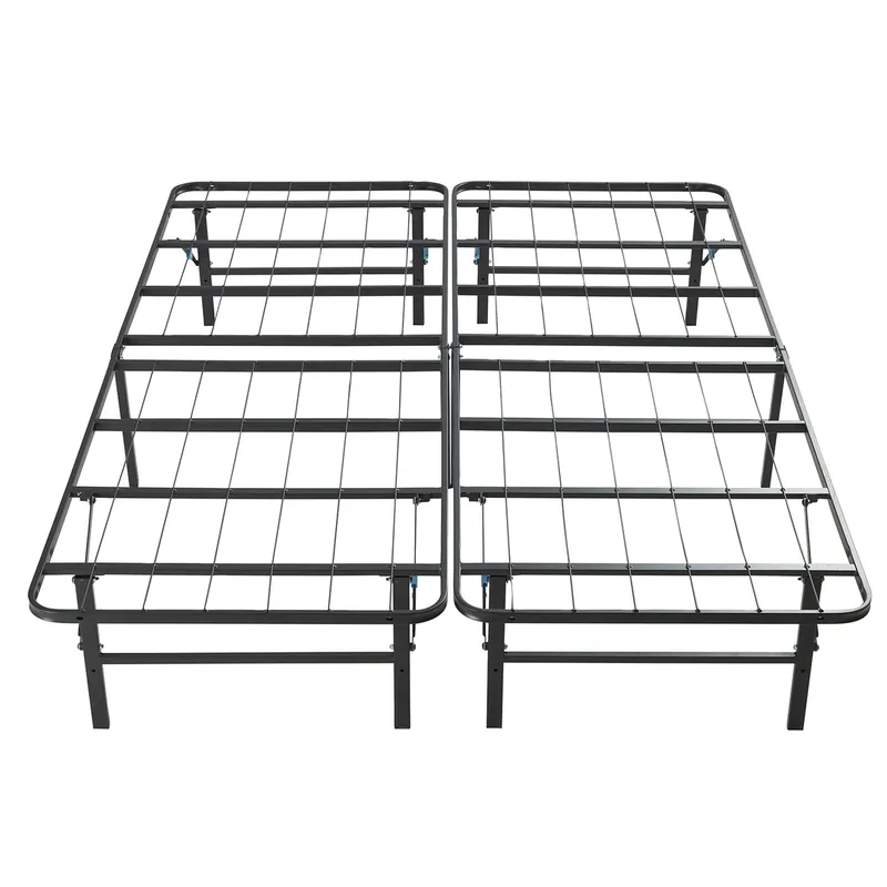 Sleeptone Foldable Metal Platform Storage Full Bed Frame