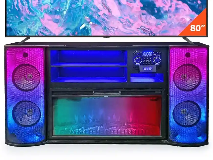 Technical Pro XFireLit 71" Entertainment Center