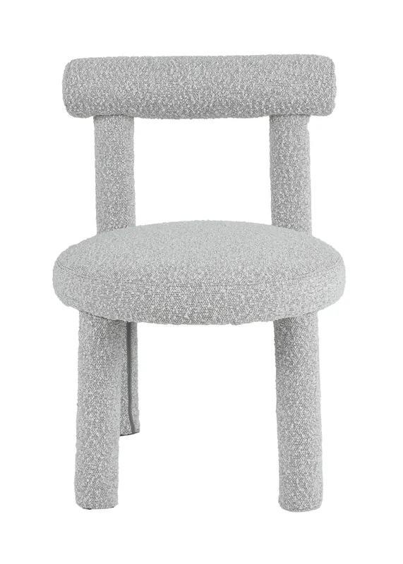 Modus Furniture Carmel Gray Boucle Dining Chair