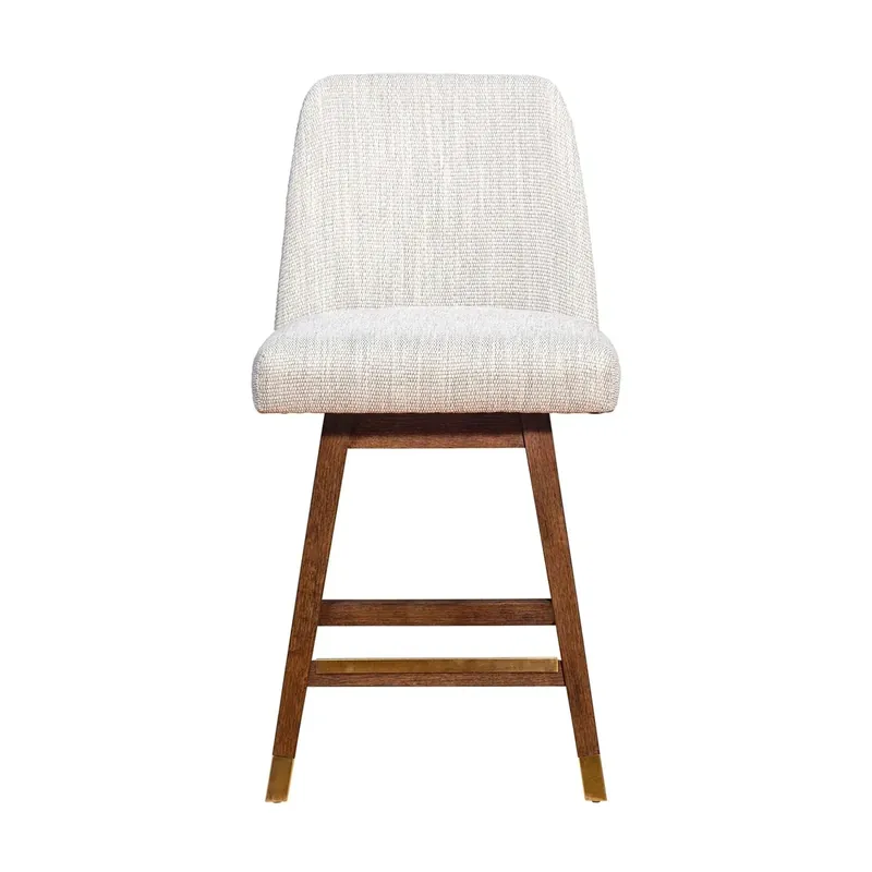 Armen Living Amelia Beige Counter Stool