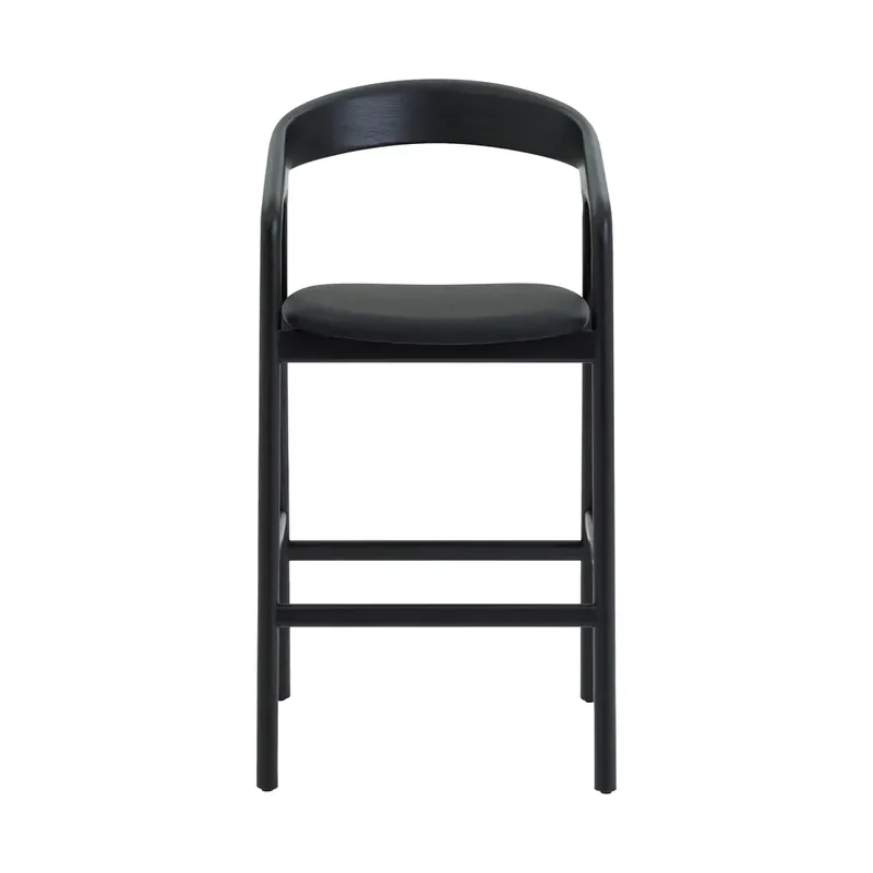 Armen Living Apache Black Oak Bar Stool