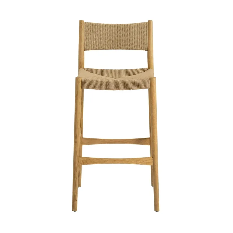 Armen Living Erie Natural Barstool