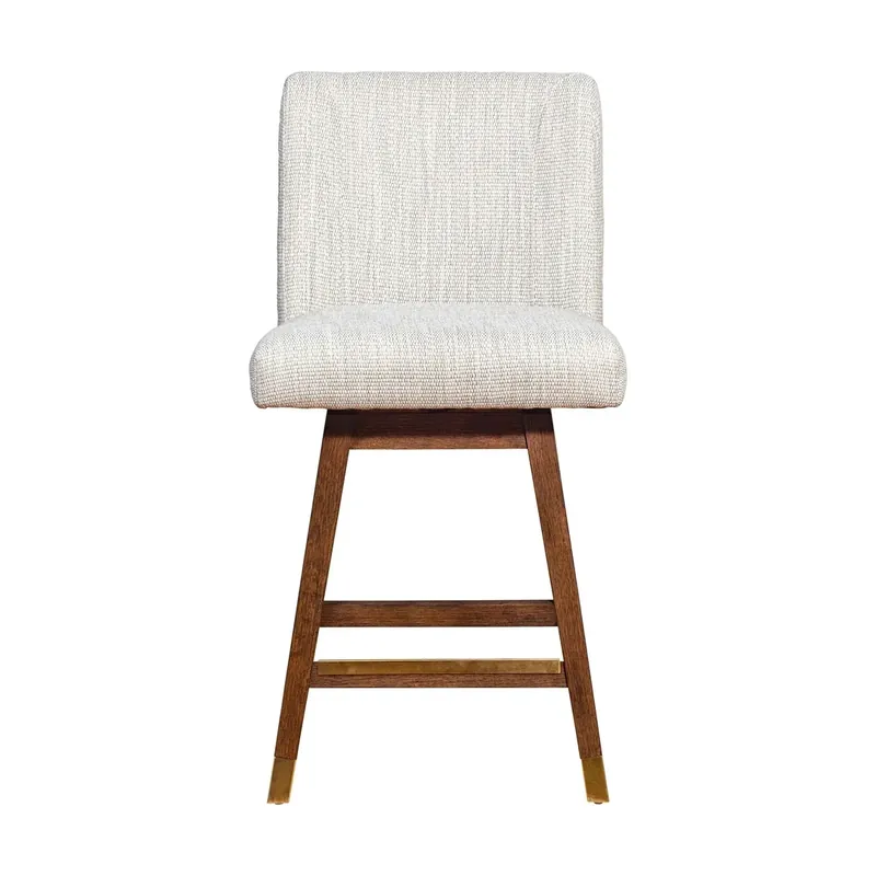 Armen Living Isabella Beige Counter Stool