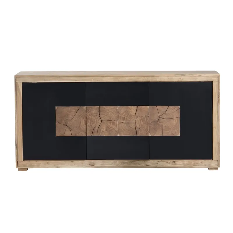 Crestview Collection Heartwood 3-Door Console
