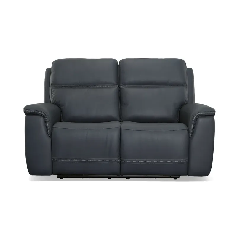 Flexsteel Sawyer Marine Leather Power Reclining Loveseat