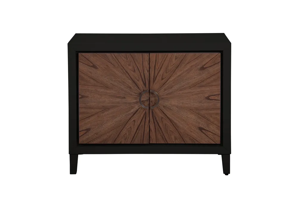 Martin Svensson Home San Tropez Black 2-Door Accent Cabinet
