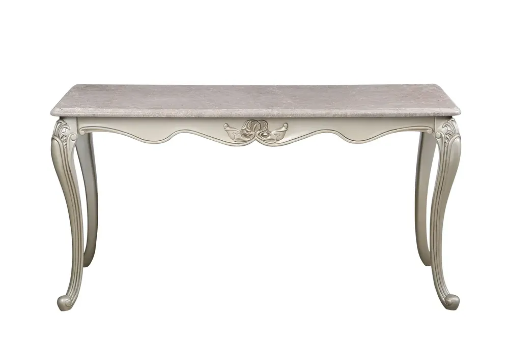 New Classic Monique Pearl Silver Sofa Table