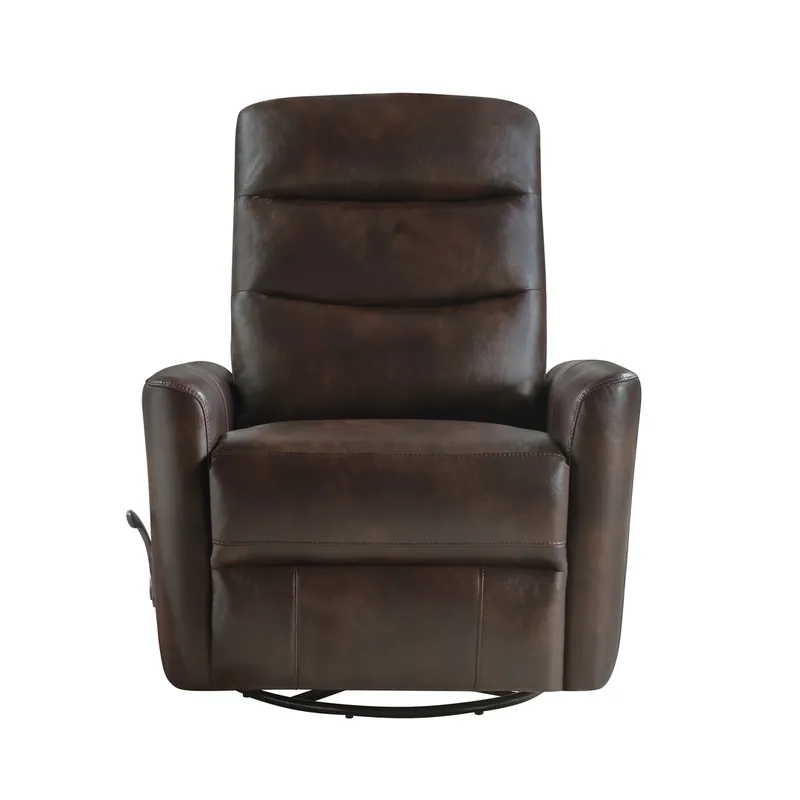 New Classic Takami Brown Swivel Glider Recliner