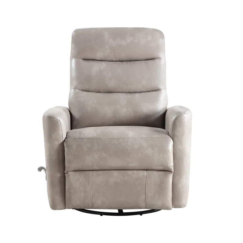 New Classic Takami Gray Swivel Glider Recliner