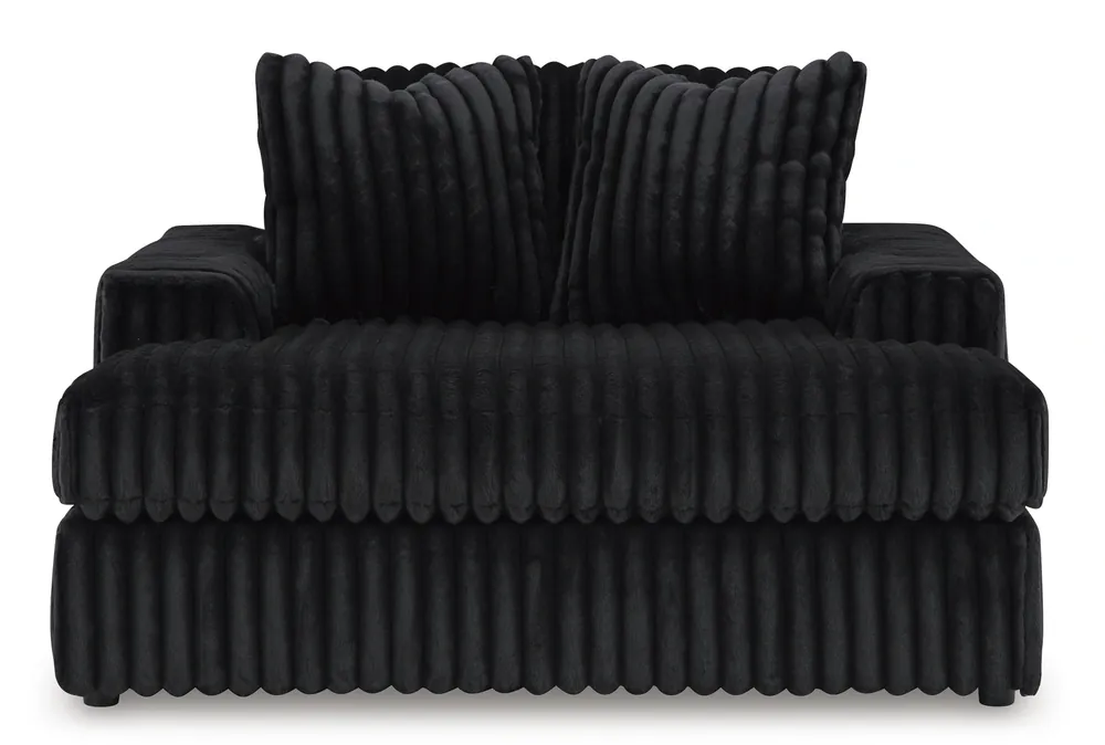 Ashley Midnight Madness Onyx Oversized Chaise Lounge