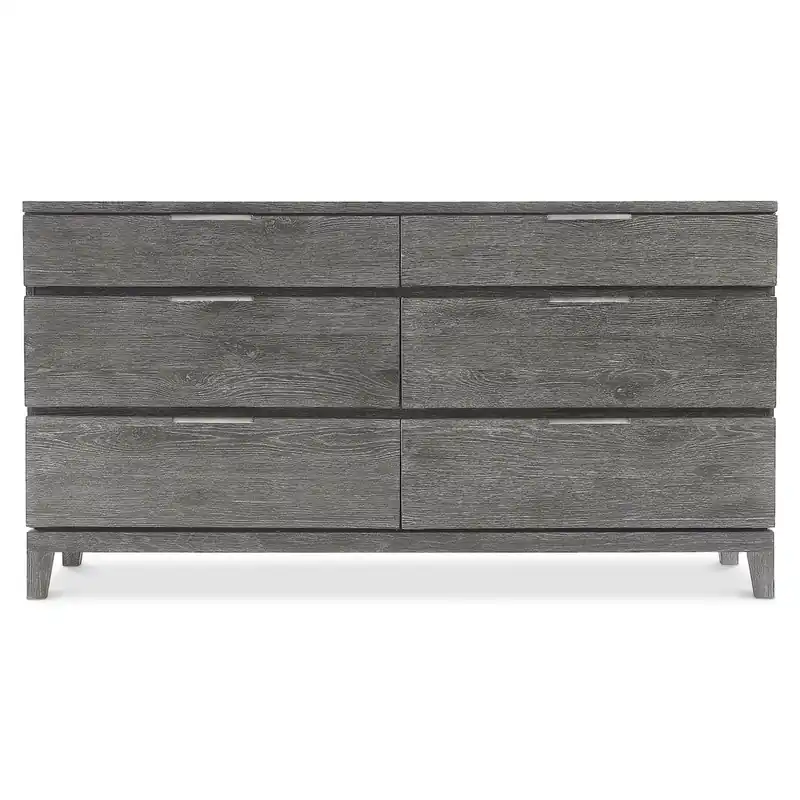 Bernhardt Menton Gray 6-Drawer Dresser